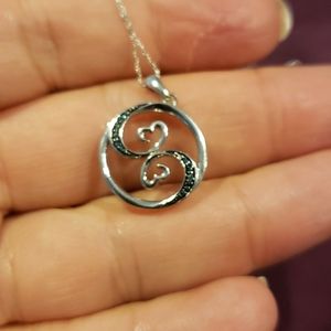 Open heart pendant by Jane Seymore